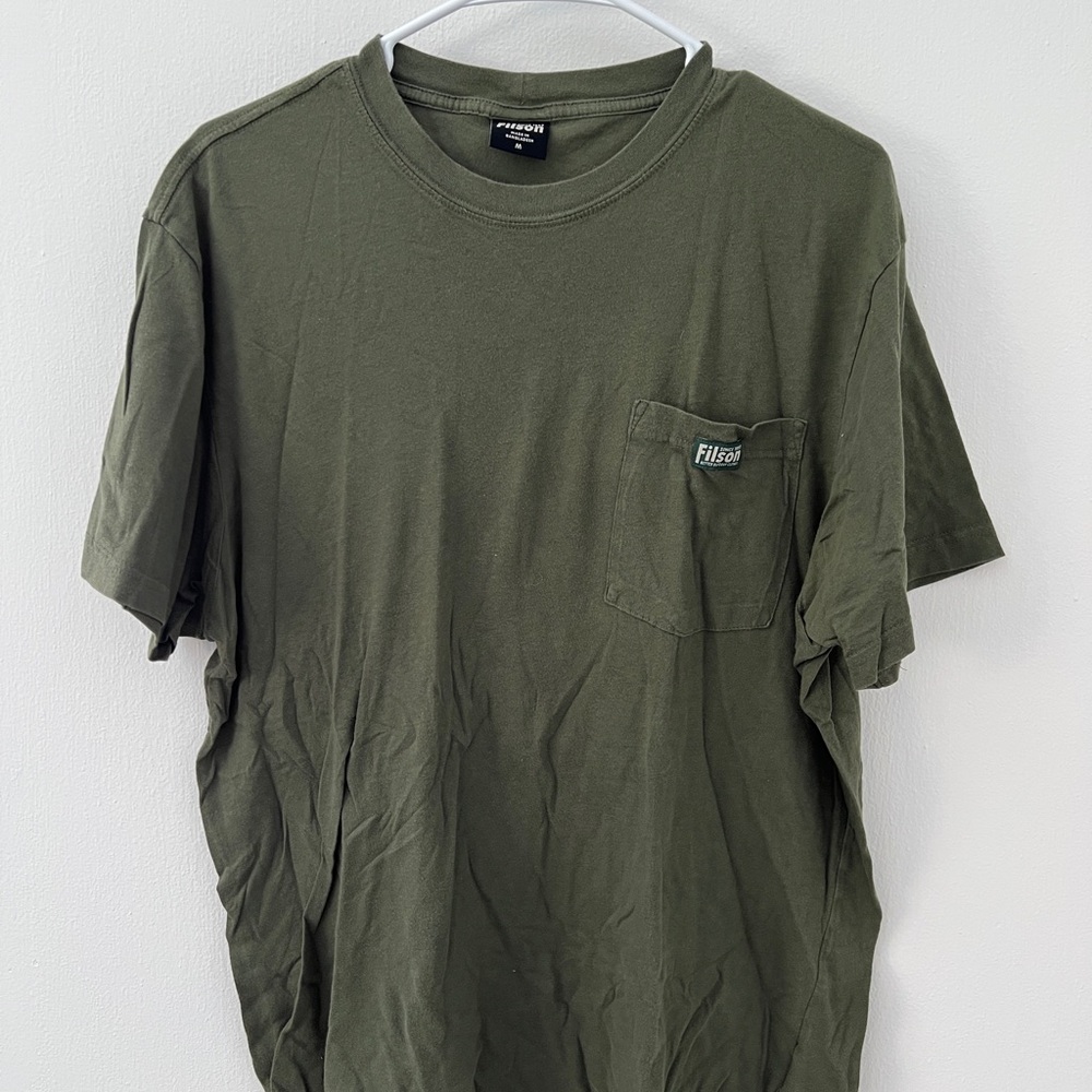 Filson Men's Short Sleeve Tee in Olive